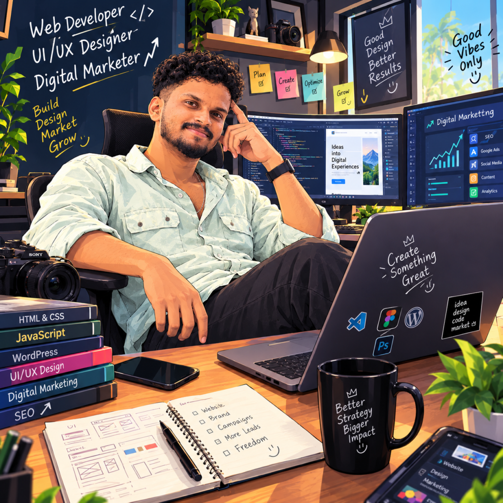 Sreejith PM - Digital Marketer and Web Developer